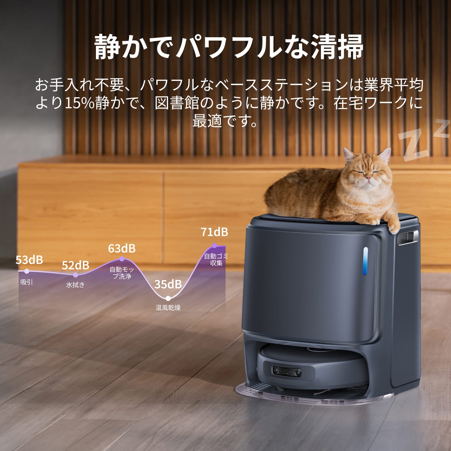 Narwal Freo Z Ultraは静かでも強力な清掃力